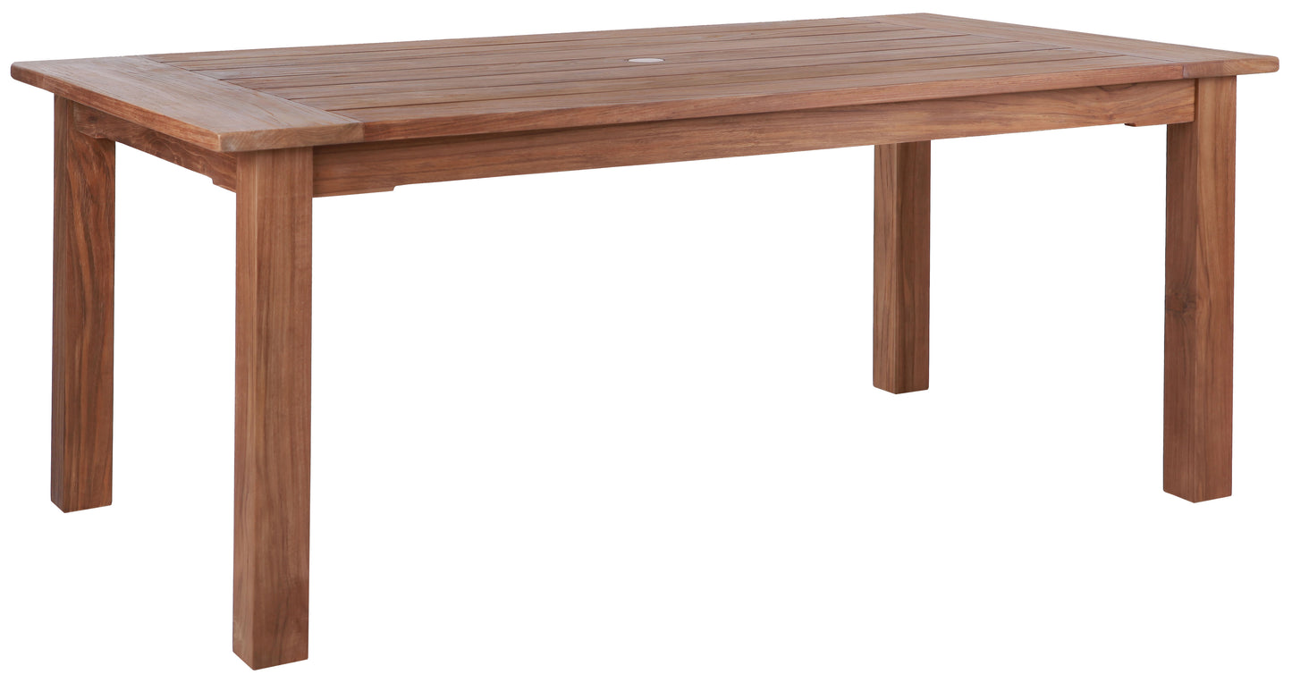 Monterey rustic dining table, solid as a rock 